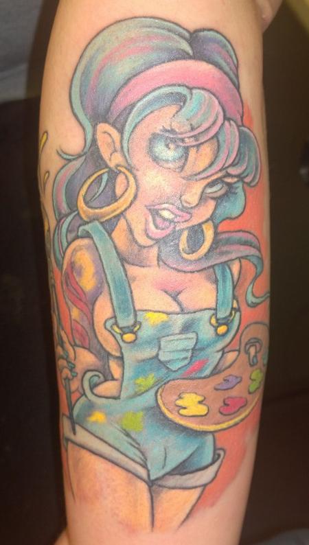 Tattoos - Artists Write Their Own Rules: a Pinup Tattoo - 120648